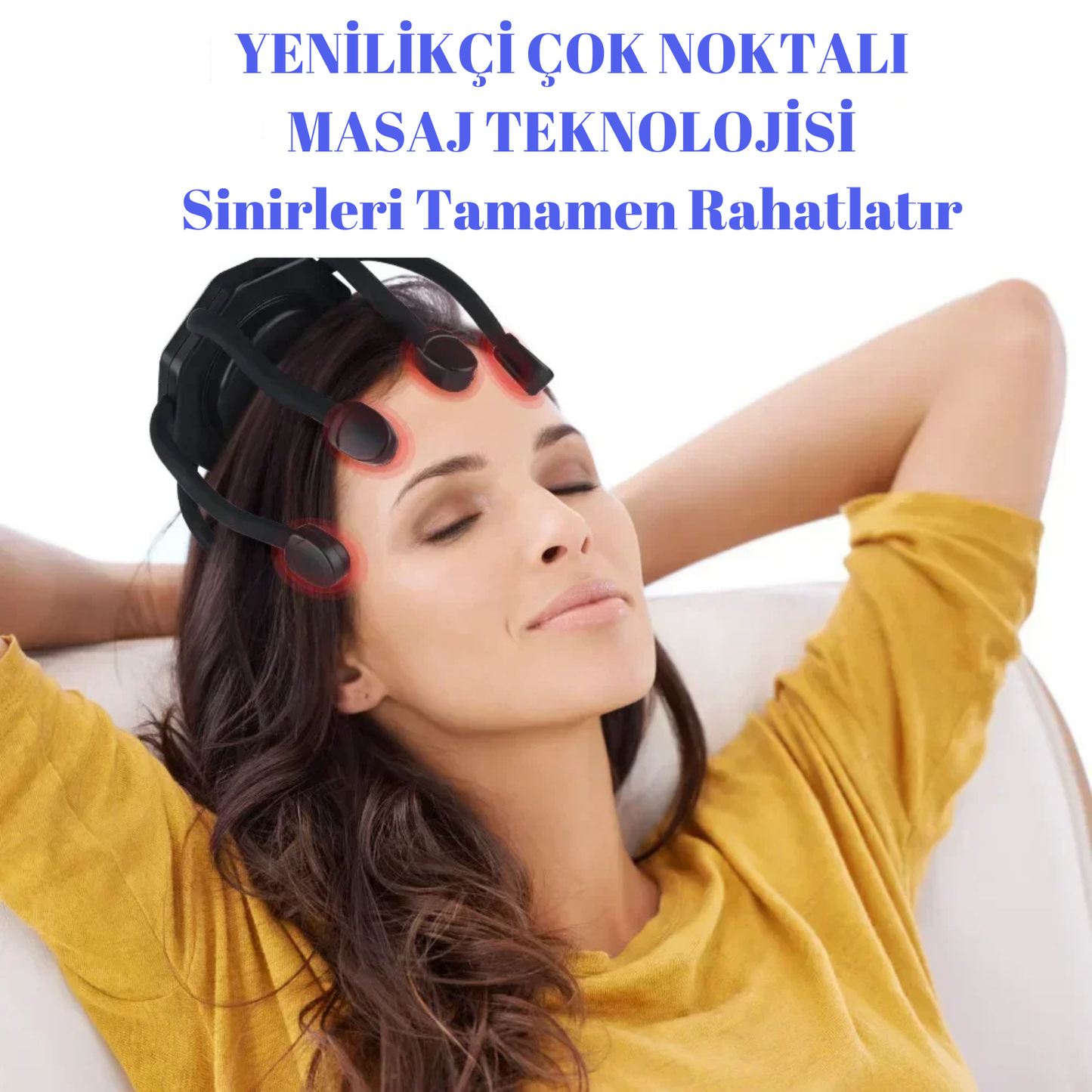 Ahtapot Şarjlı Kafa Masaj Aleti